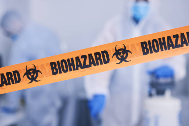 Professional Biohazard Cleanup technician working in Houston, MO